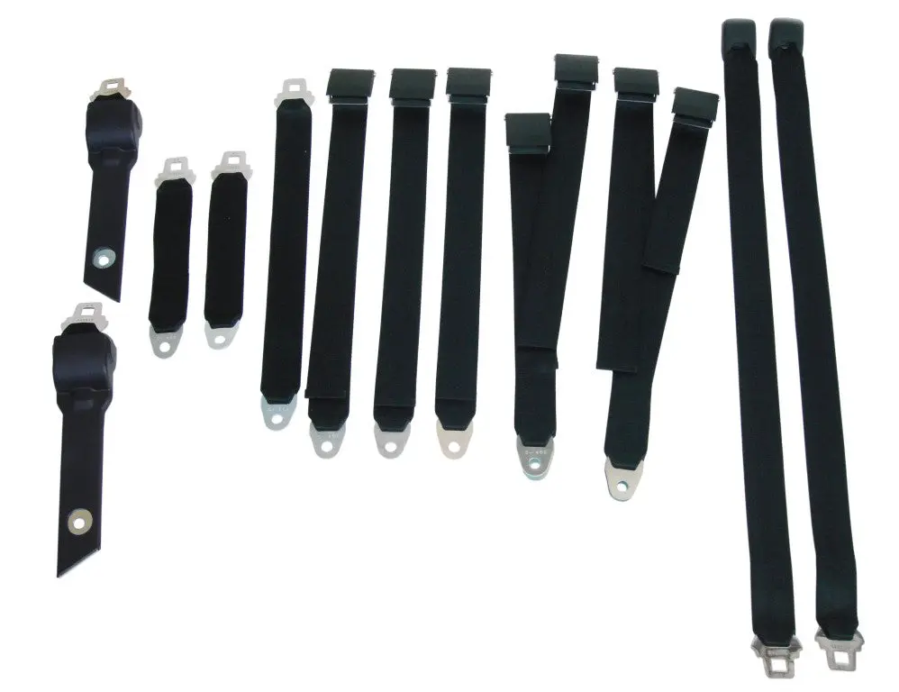 3850-70Buk Mopar 1970-71 A-Body Bucket Seatbelt Set 1