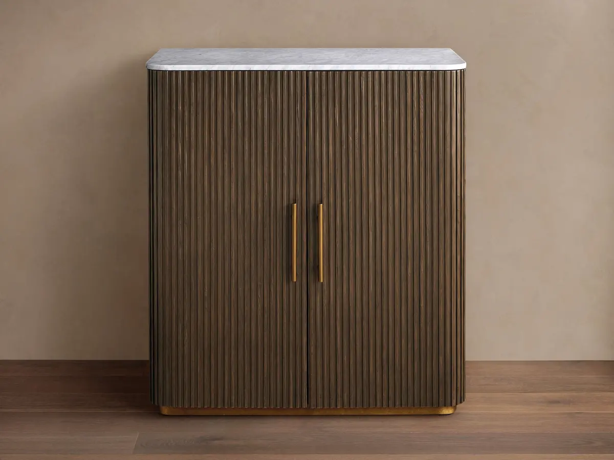 Finnley Plinth Bar Cabinet 1