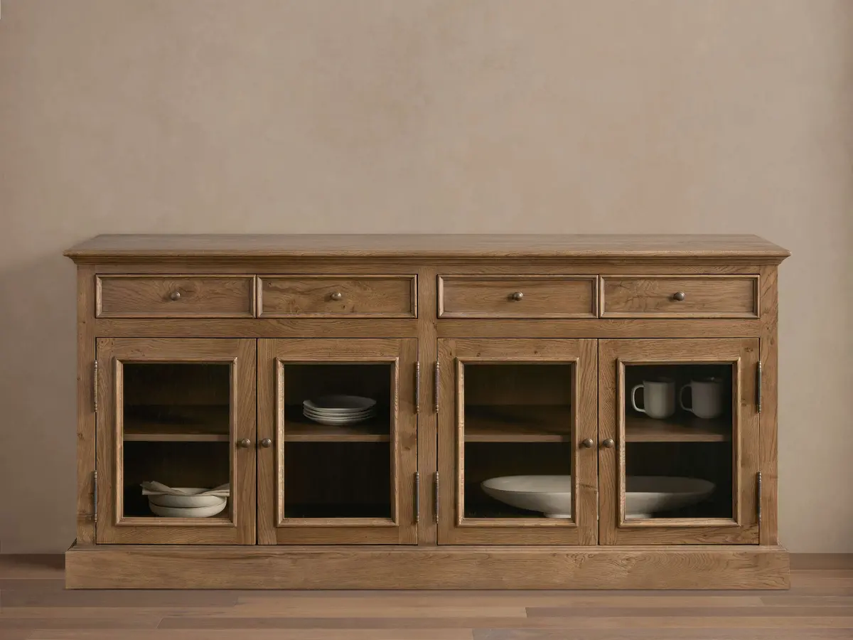 Kensington Reclaimed Glass Buffet 1
