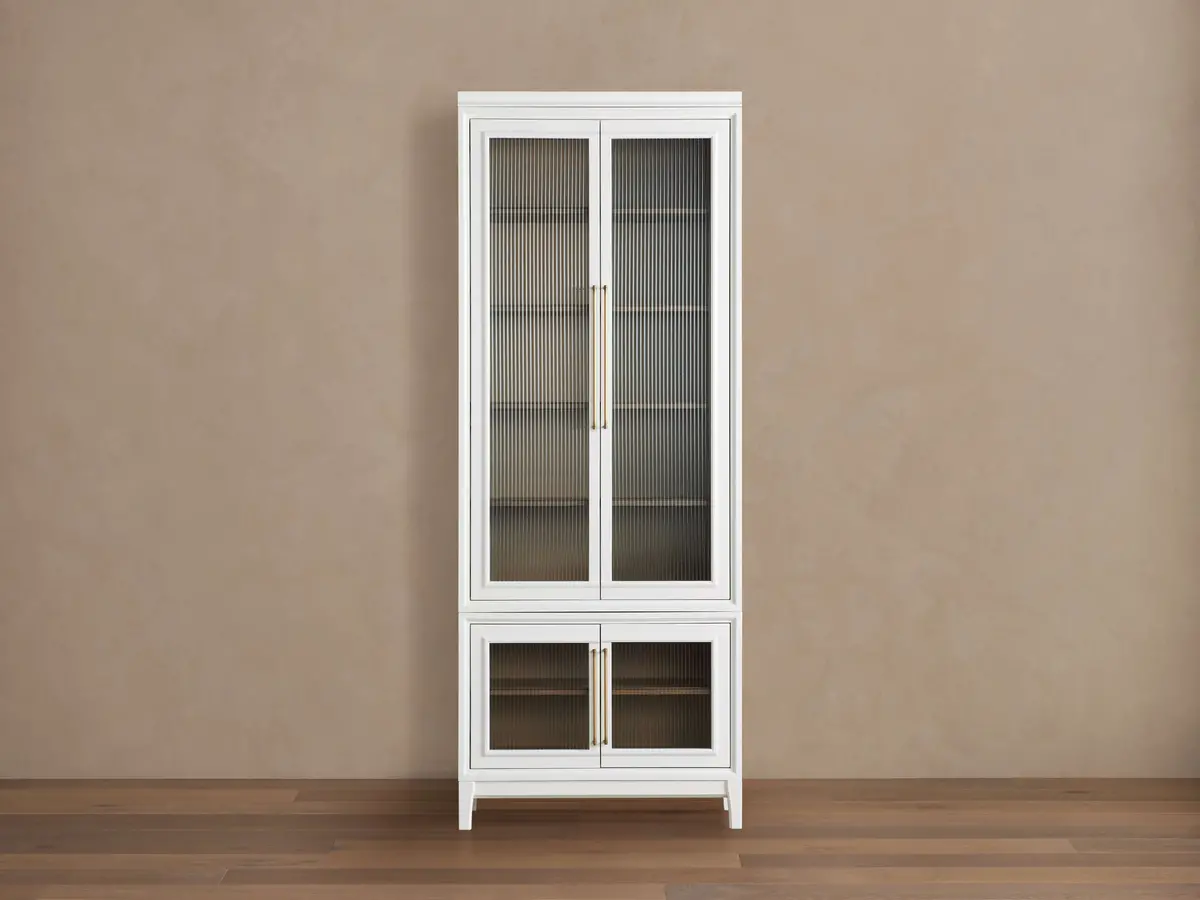 Rowan Modular Stacked Glass Cabinet 1