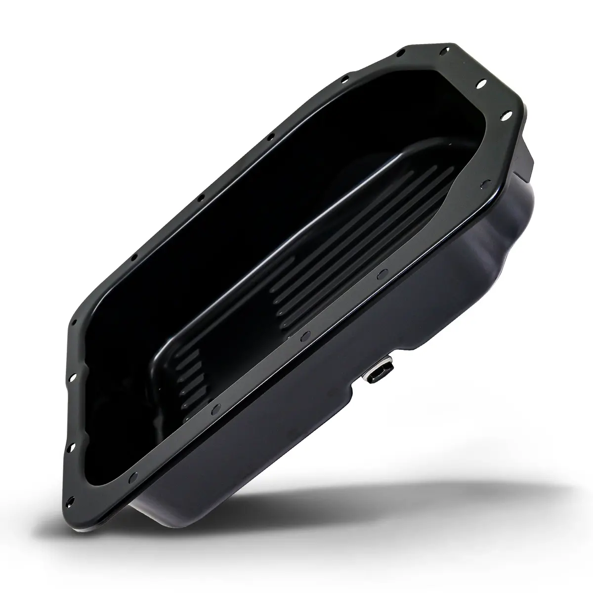 Steel Chevy/Gm 4L80 4L80e 4L85e Transmission Pan Deep - Black 1