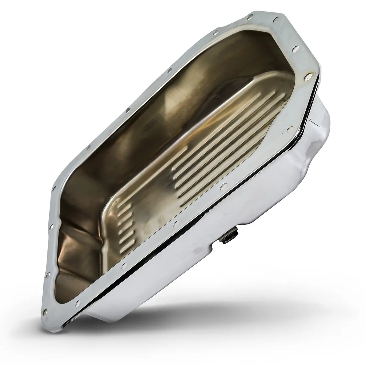 Steel Chevy/Gm 4L80 4L80e 4L85e Transmission Pan Deep - Chrome 1