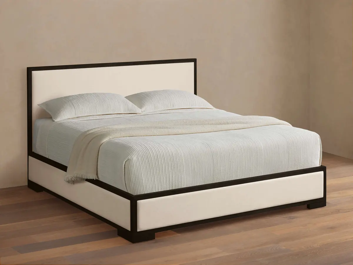 Darien Panel Bed In Beacon Snow 1