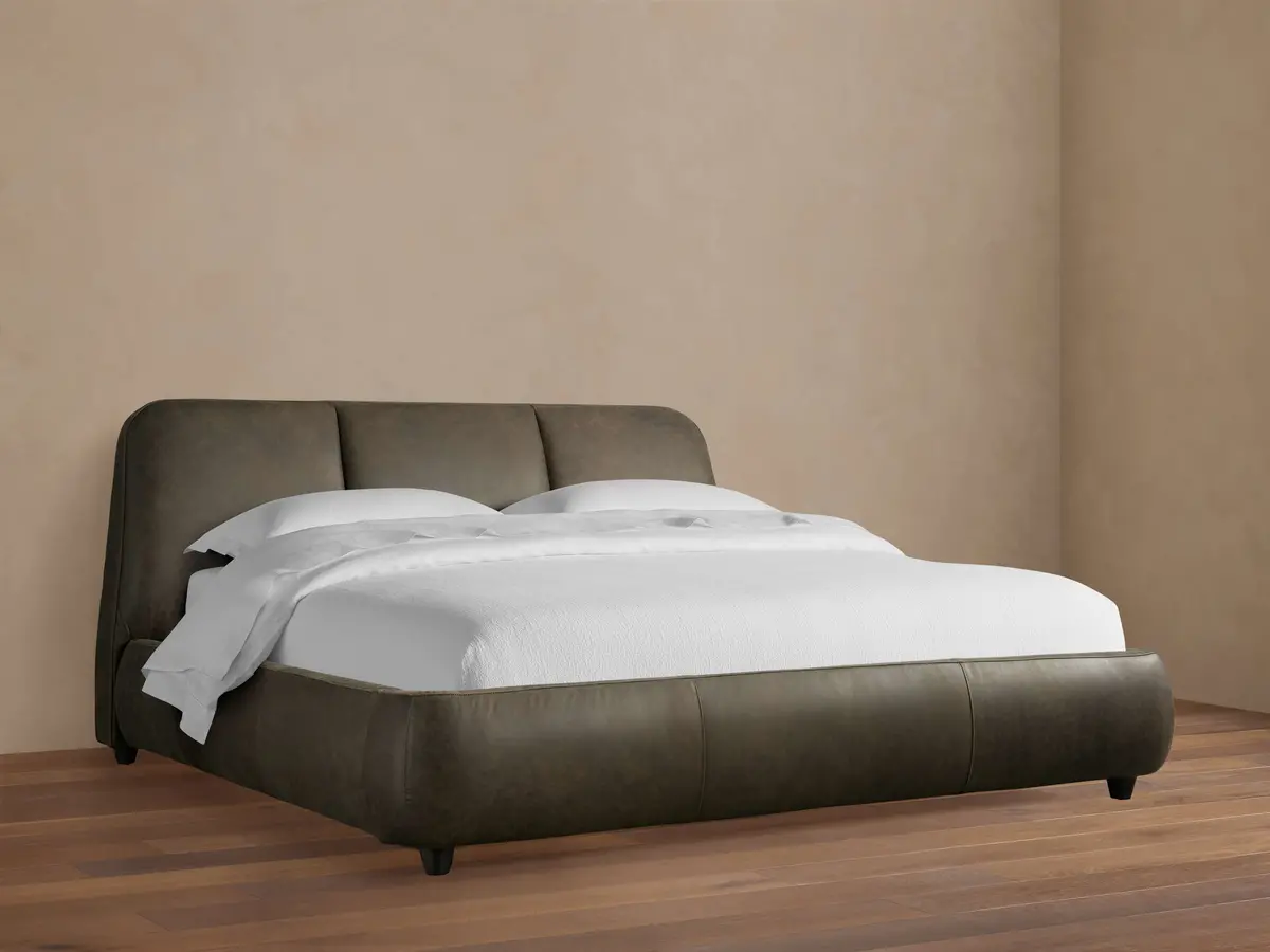 Kinnan Leather Bed 1