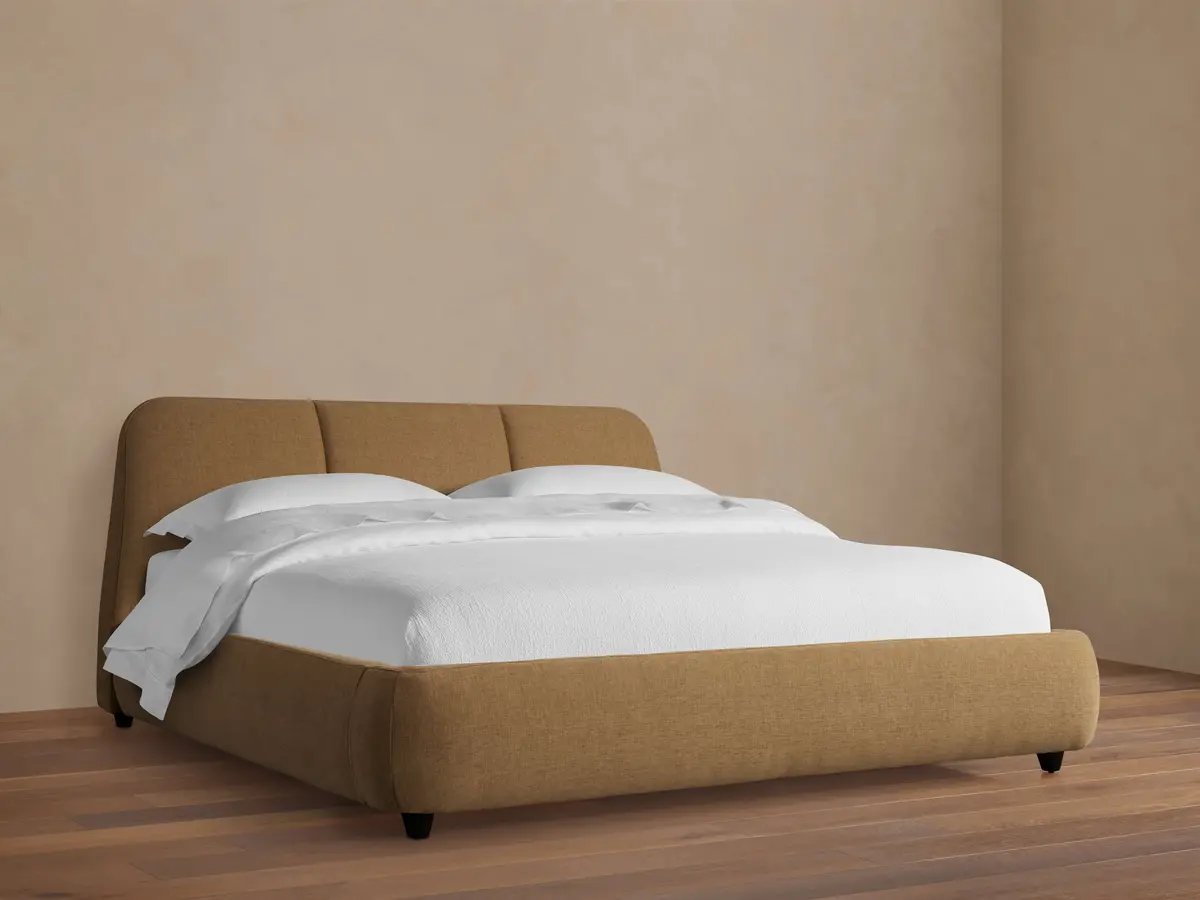 Kinnan Bed In Avery Cognac 1