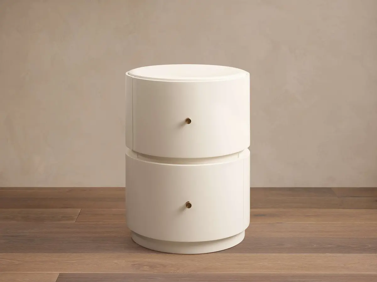 Riya Round Nightstand 1