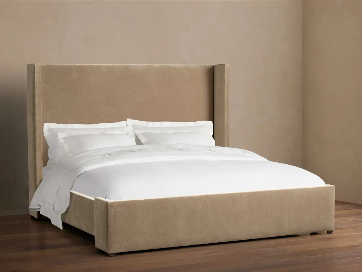 Wyller Bed In Banks Taupe 1