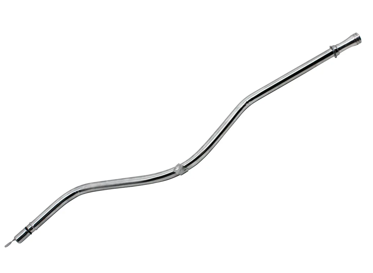 Steel Gm Chevy Th-350 34" Billet Handle Transmission Dipstick - Chrome 1