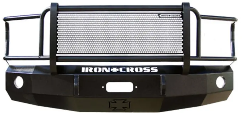 Iron Cross Heavy-Duty Grill Guard And Front Bumper – Gloss Black Finish For 2003–2006 Chevrolet Silverado 2500/3500 1