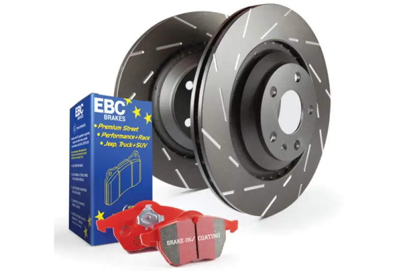 Stage 4 Performance Brake Kit: Redstuff Pads + Usr Drilled & Slotted Rotors 1