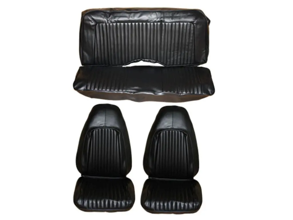 5502-Buk-C 1972 Barracuda Cuda Challenger Seat Cover Set 1