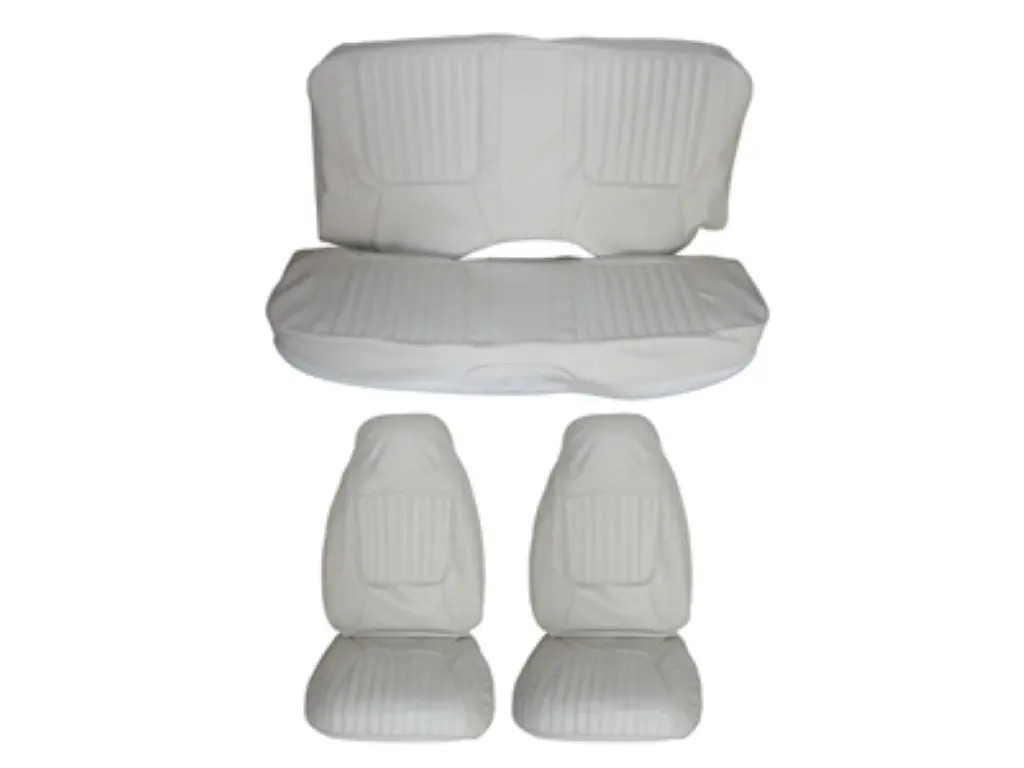 5506C-Buk-C Mopar 1971 Challenger Convertible Front Bucket And Rear Bench Seat Cover Set 1