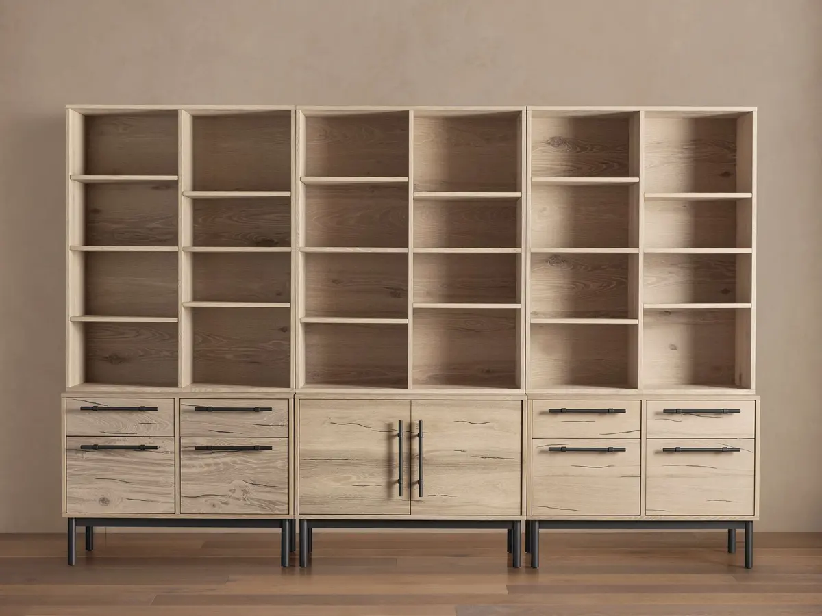 Sullivan Triple Bookcase 1