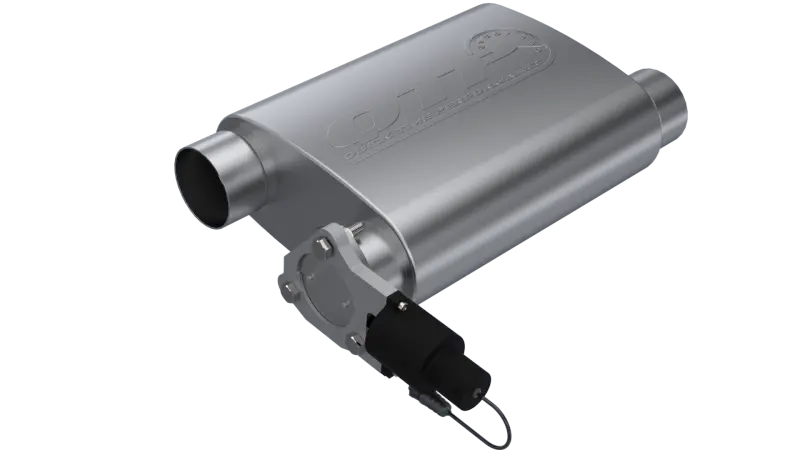 Qtp Reverse Screamer Muffler – 3In Weld-On 304 Stainless Steel With Bolt-On Qtec Electric Cutout 1