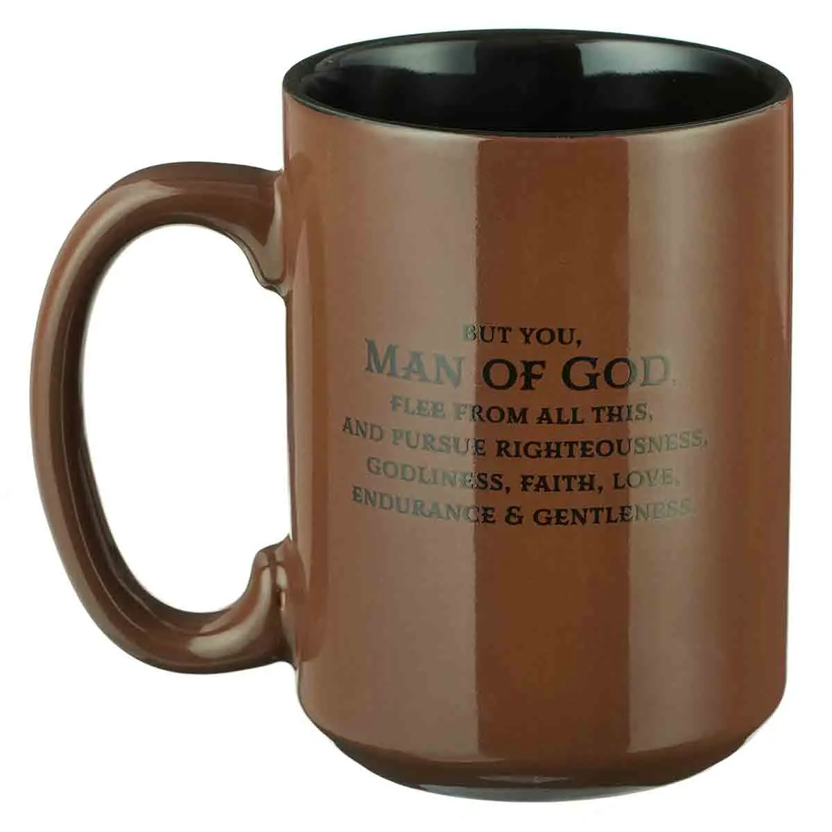Man Of God Ceramic Mug - 1 Timothy 6:11 2