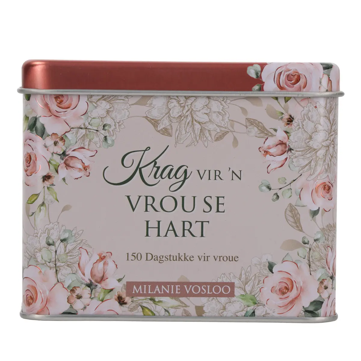 Krag Vir ’N Vrou Se Hart Afrikaans Cards In Tin - 150 Dagstukke Vir Vroue 1