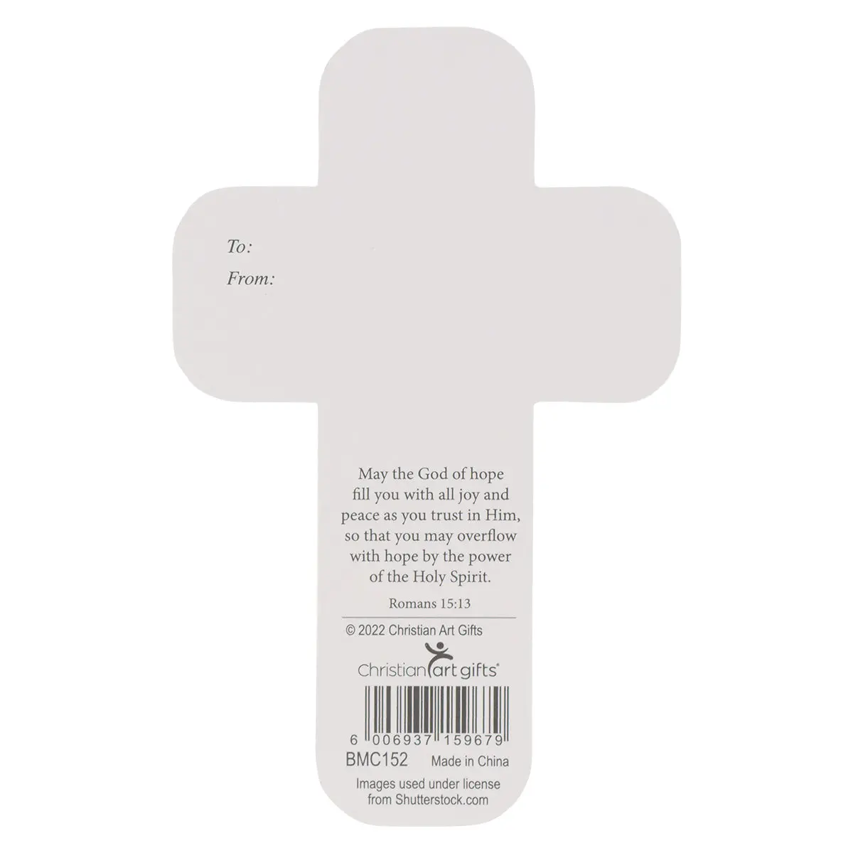 For God So Loved The World Cross Bookmark Set Of 6 - John 3:16 2