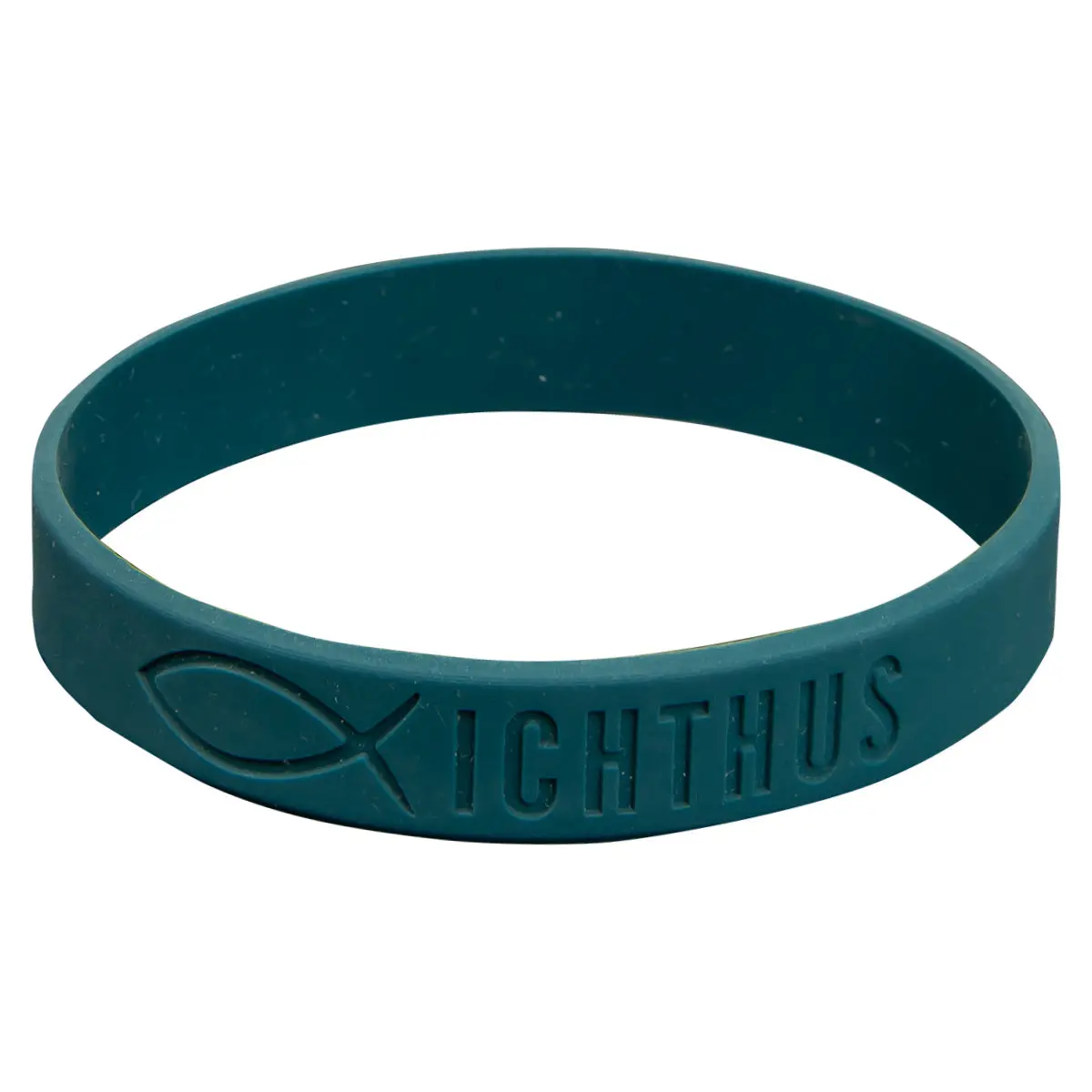 Ichthus Teal Silicone Wristbands 1