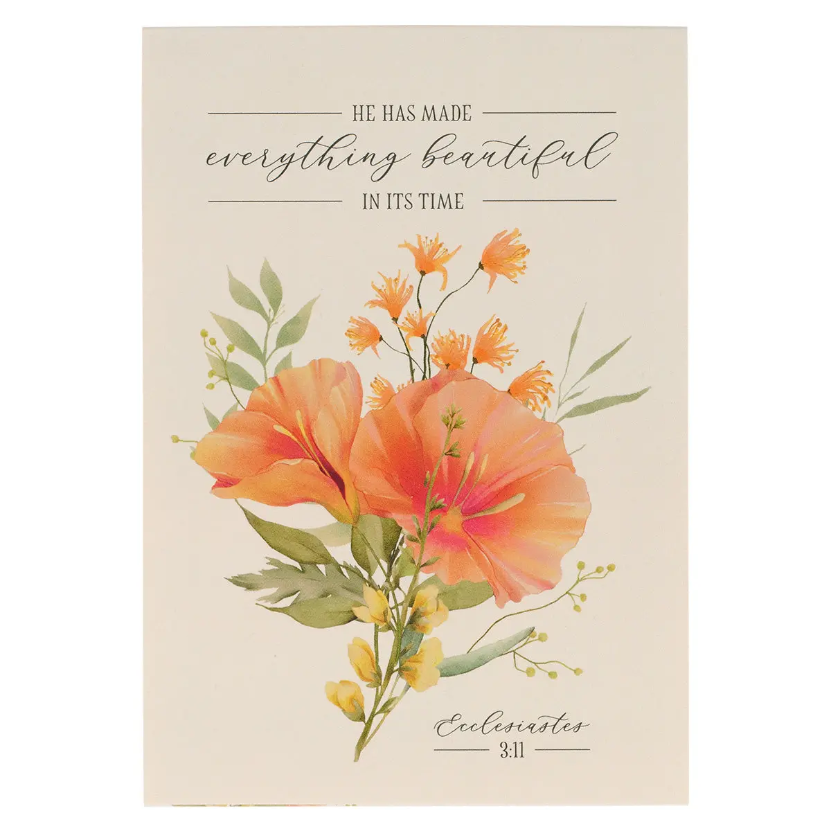 He Has Made Everything Beautiful Small Notepad - Ecclesiastes 3:11 1