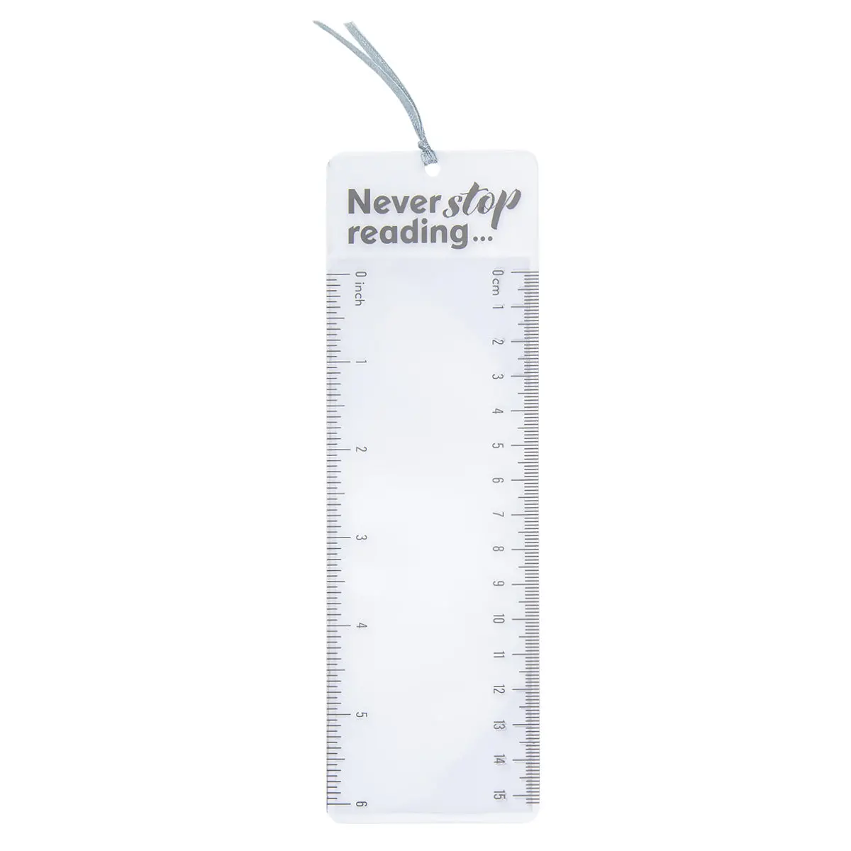 Never Stop Reading Magnifying Bookmark 1