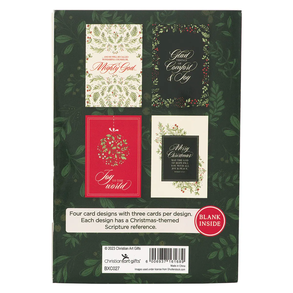 Christmas Greeting Card Set With Envelopes 2