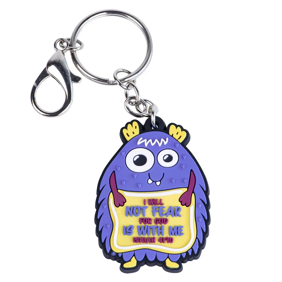 I Will Not Fear For God Is With Me Key Ring - Isaiah 41:10 1