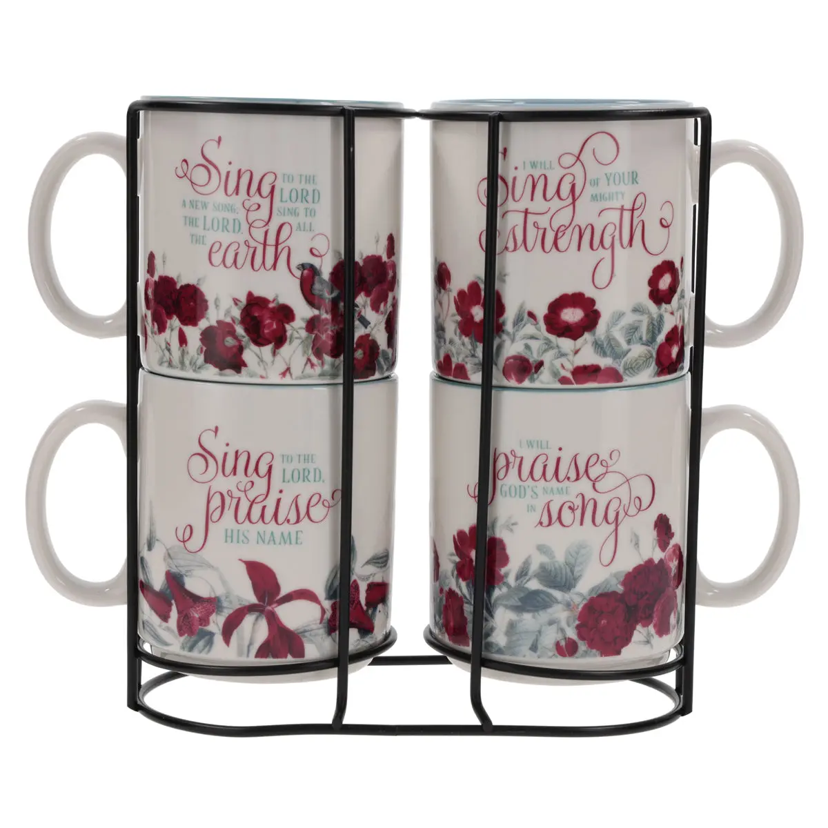 Sing To The Lord Ceramic Mug Set Of 4 1
