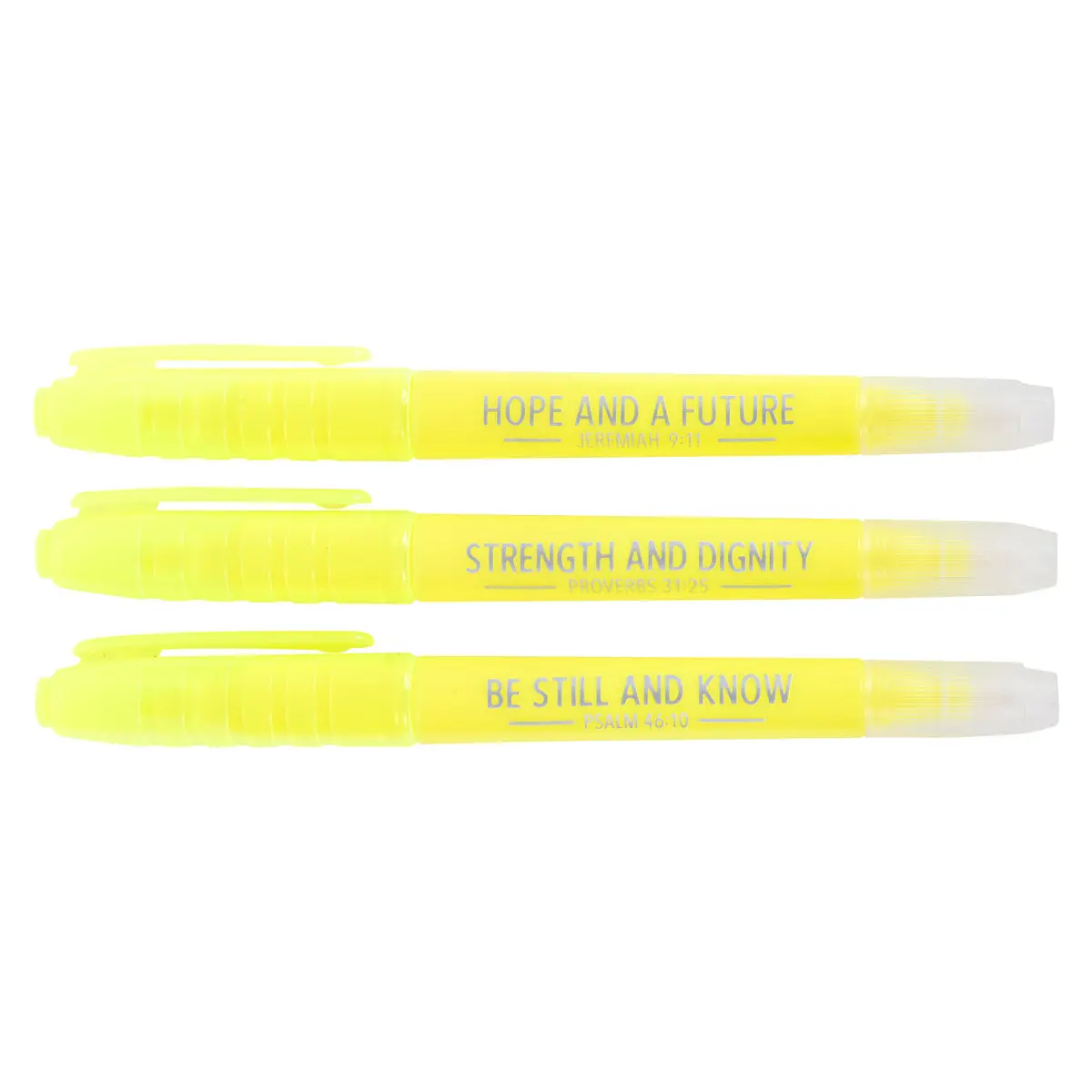 Yellow Erasable Highlighter Three-Piece Set 1