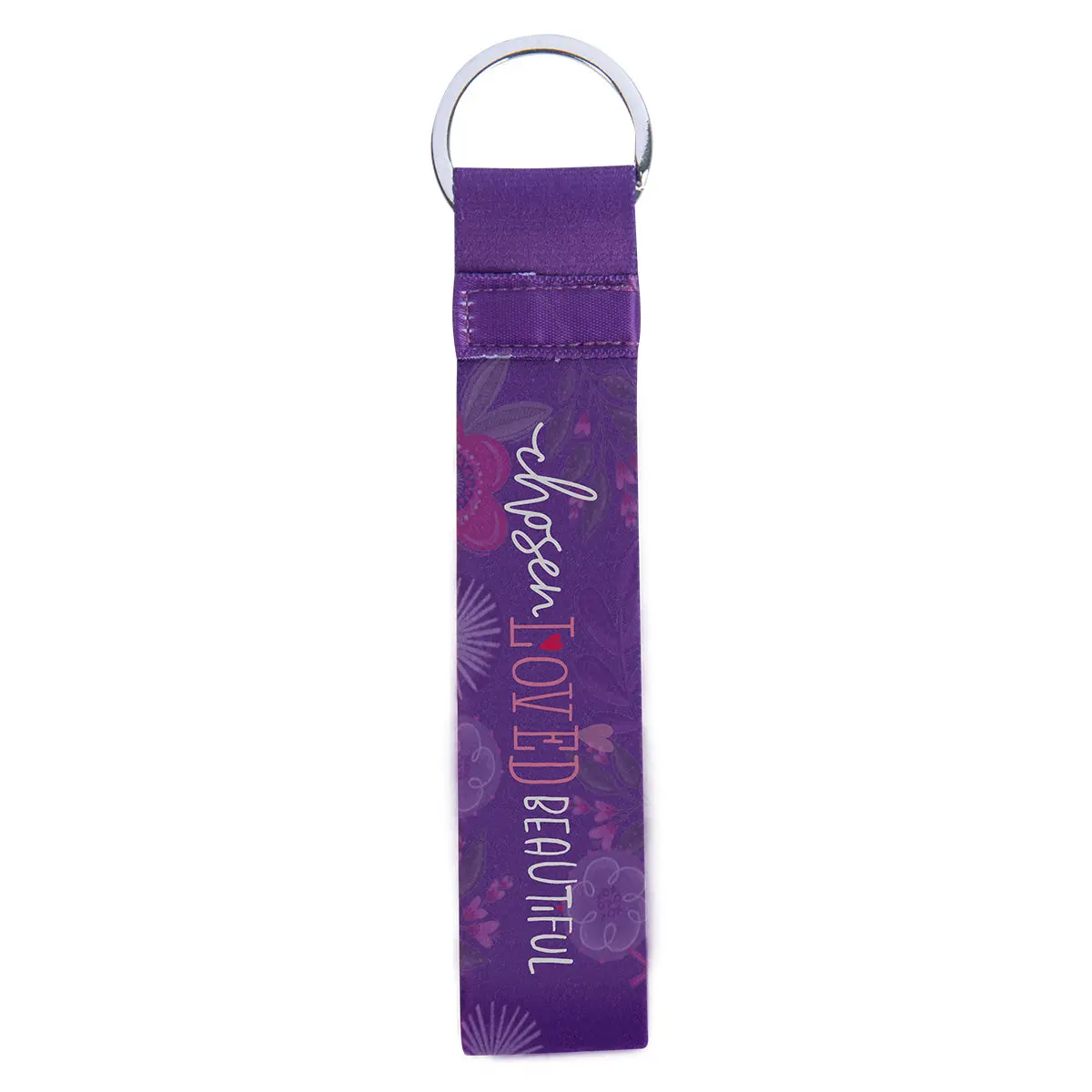 Chosen, Loved, Beautiful Neoprene Wristlet Key Ring 1
