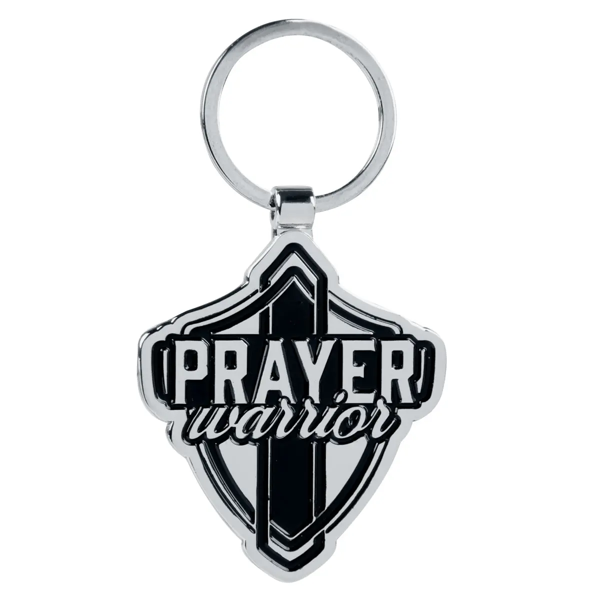 Prayer Warrior Metal Key Ring 1