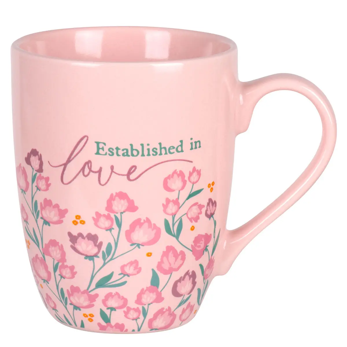 Established In Love Pink Ceramic Mug 1
