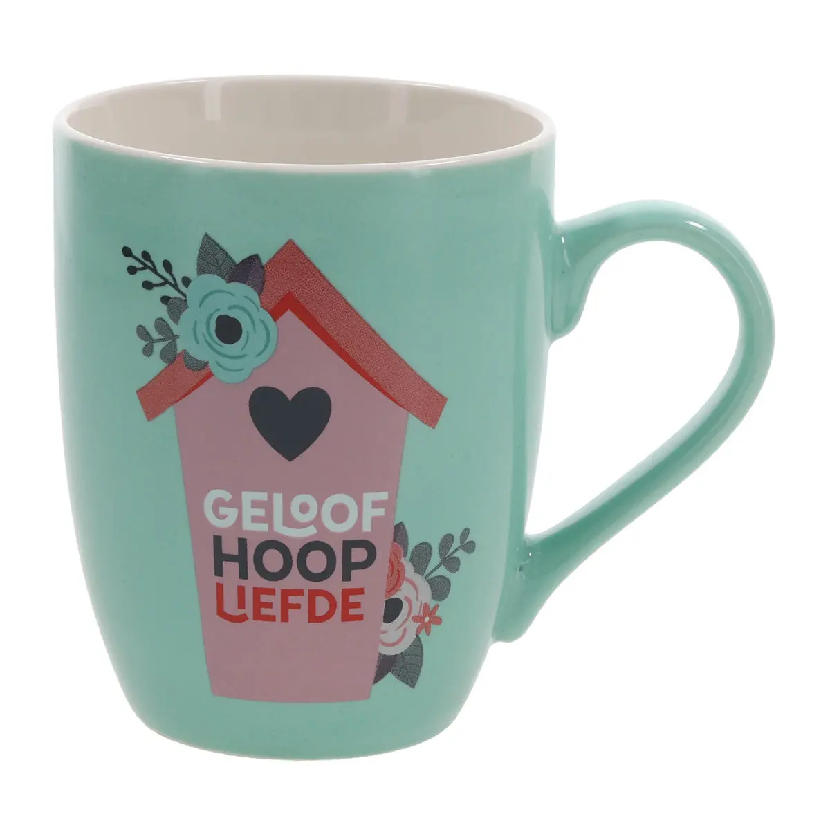 Geloof Hoop Liefde Afrikaans Ceramic Mug 1