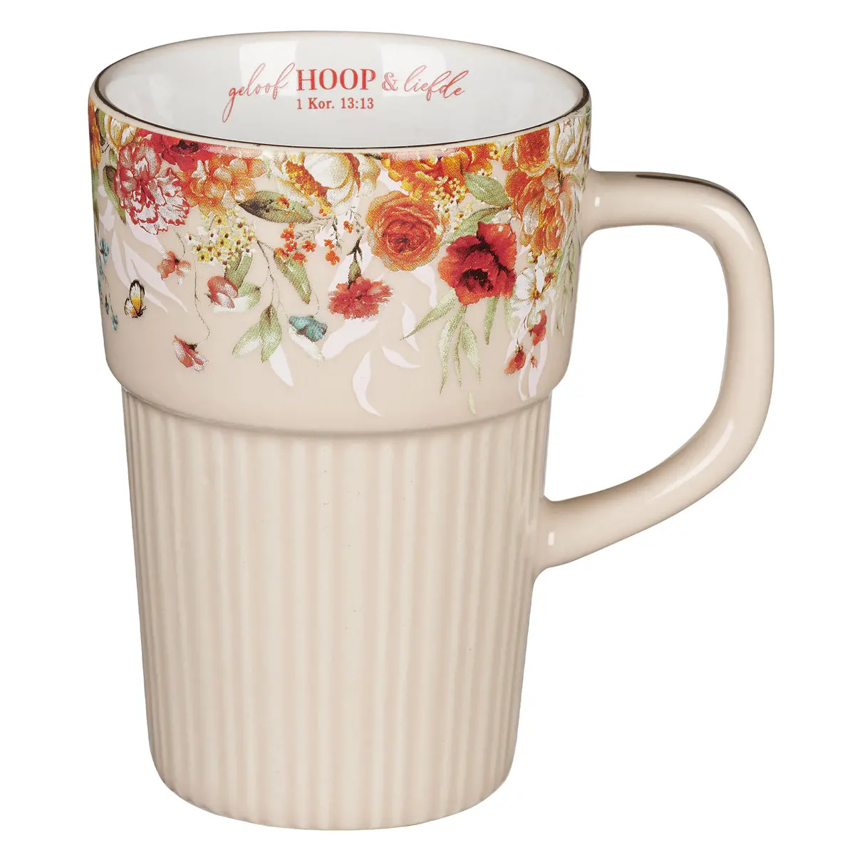 Geloof Hoop En Liefde Afrikaans Ceramic Mug 1