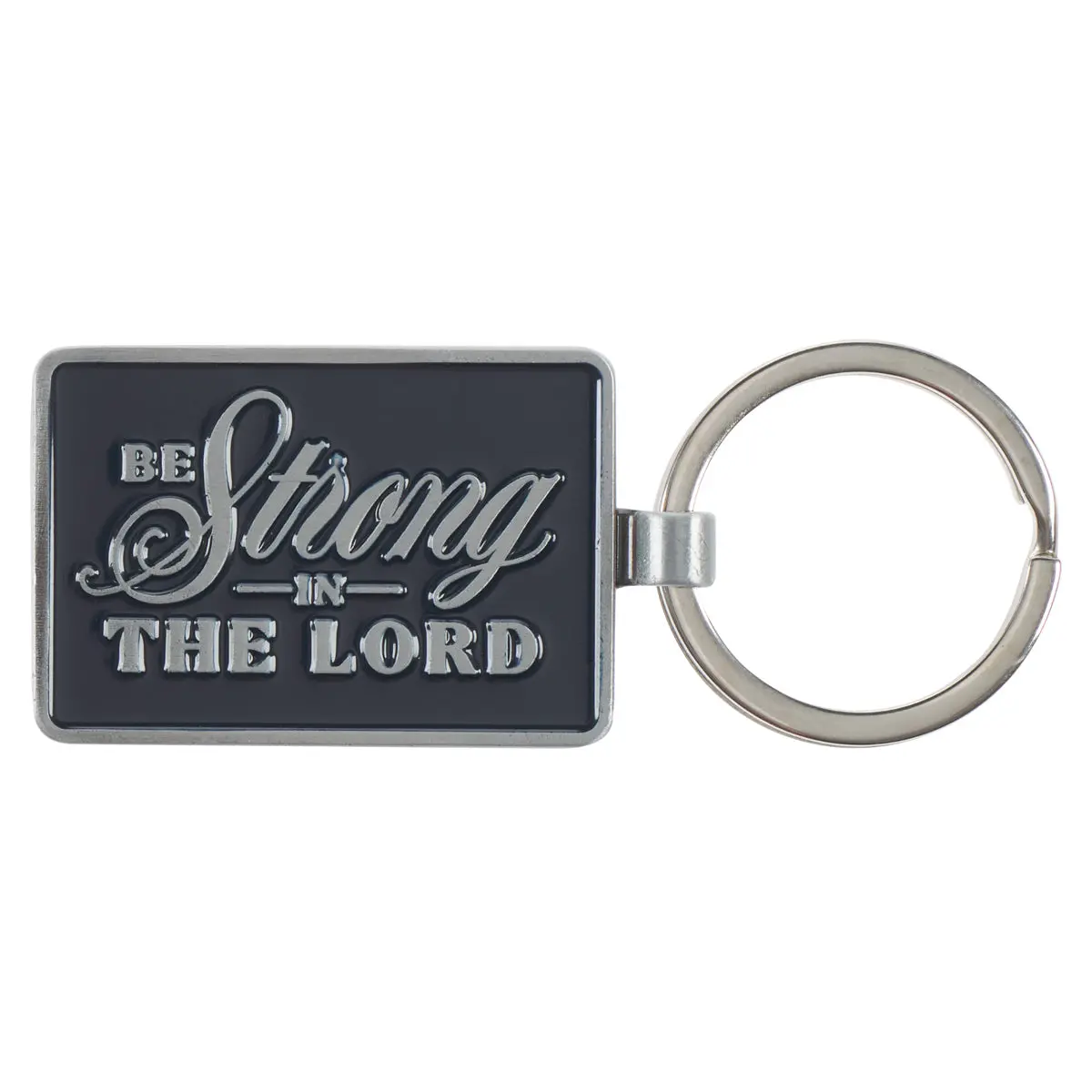 Be Strong In The Lord Metal Key Ring 1