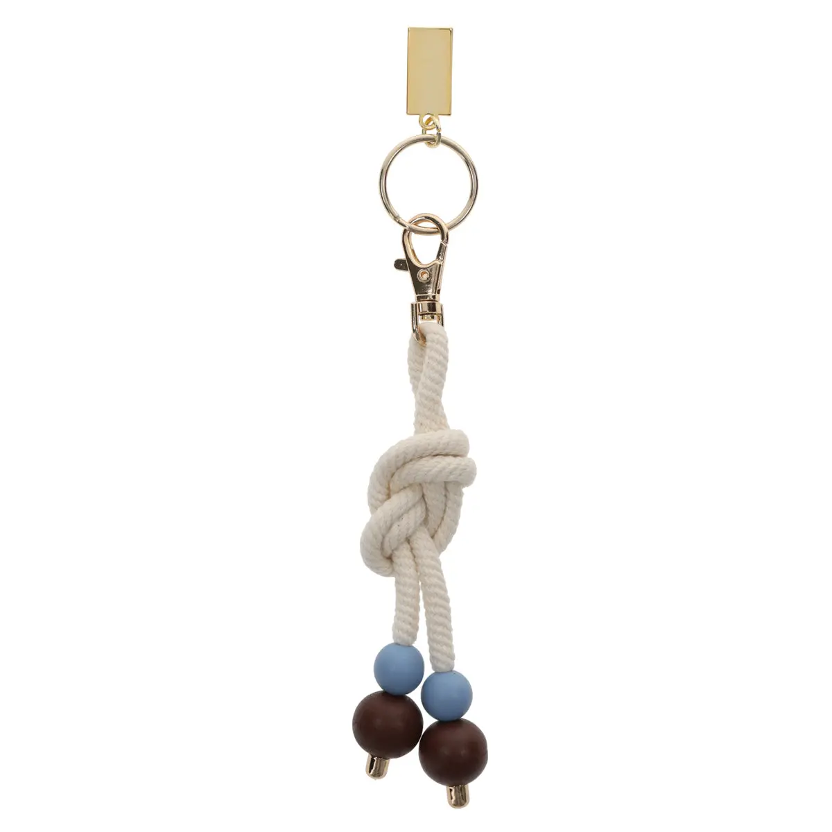 Footprints Key Ring With Rope 2
