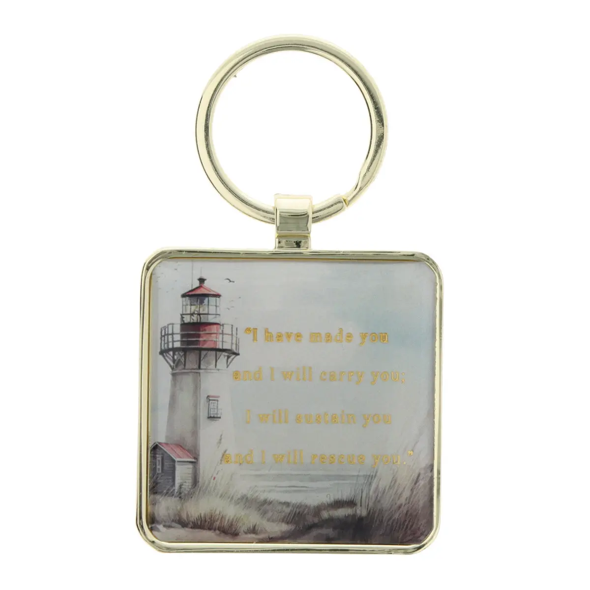 Footprints Epoxy Metal Key Ring 1