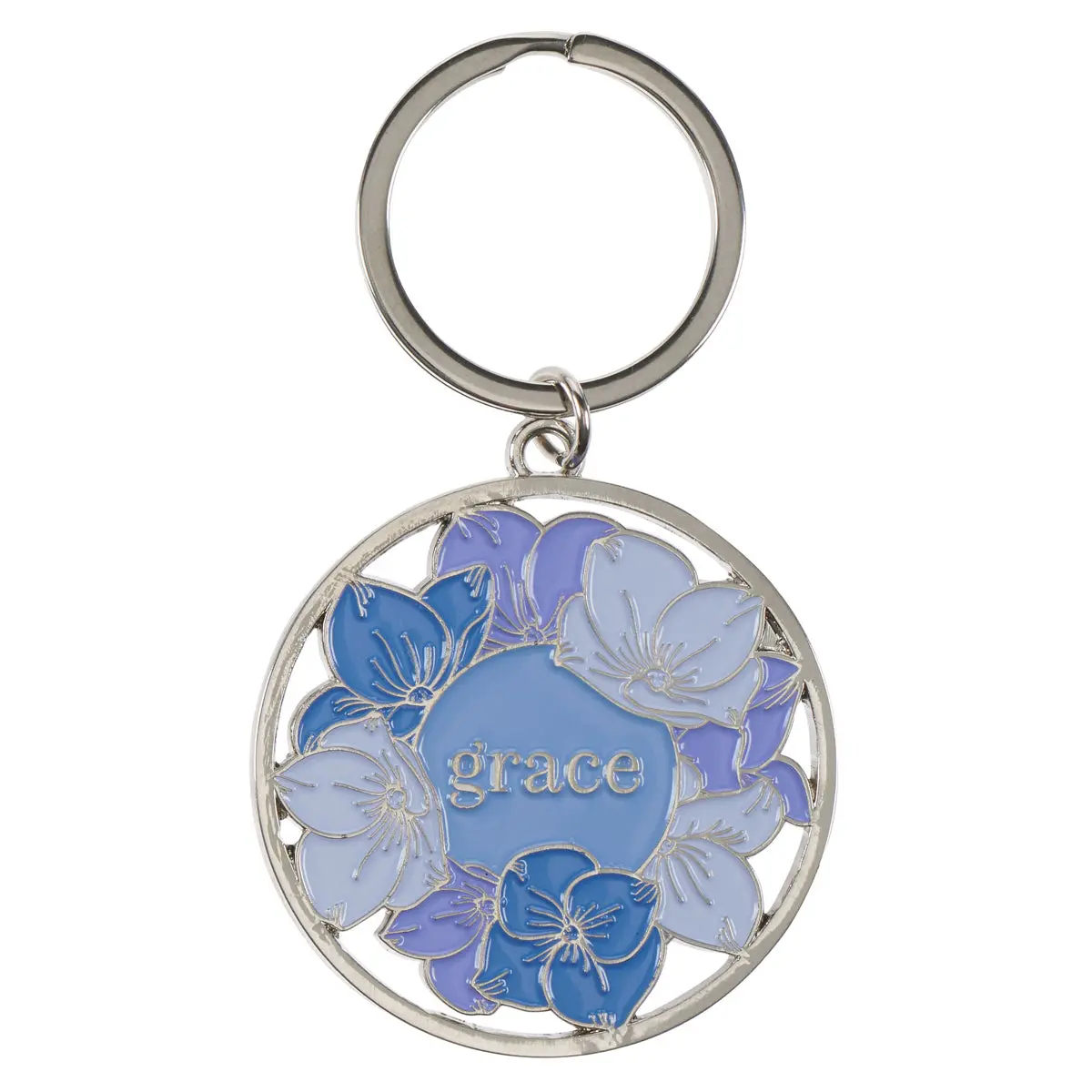 Grace Metal Key Ring In A Tin 1