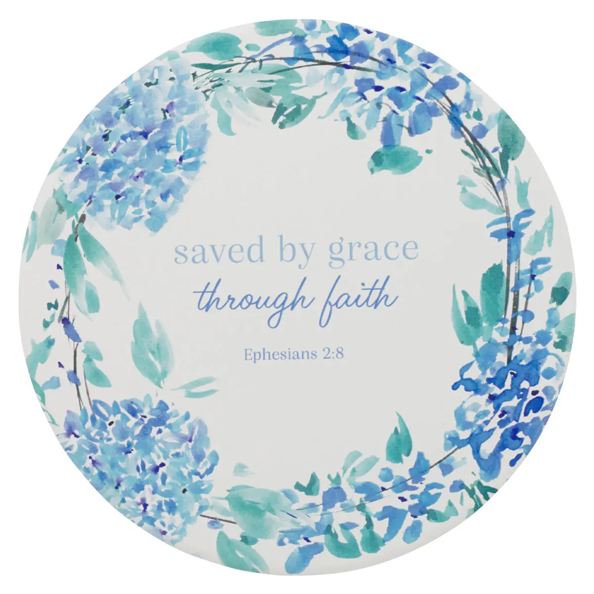 Saved By Grace Through Faith Ceramic Trivet 1