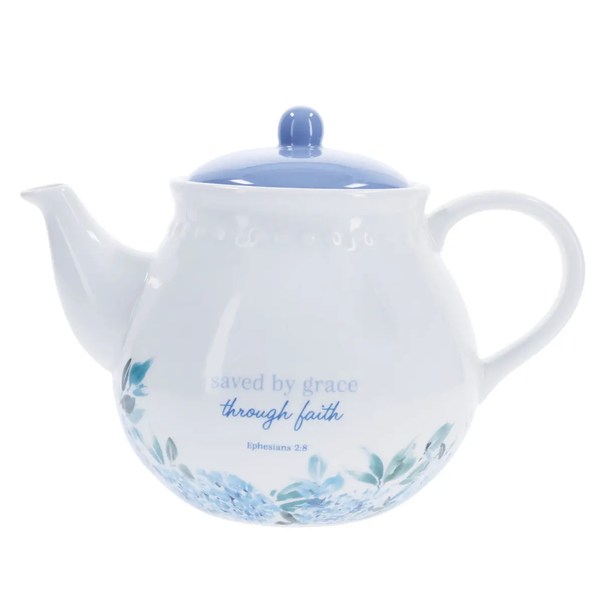 Saved By Grace Through Faith Ceramic Tea Pot 1