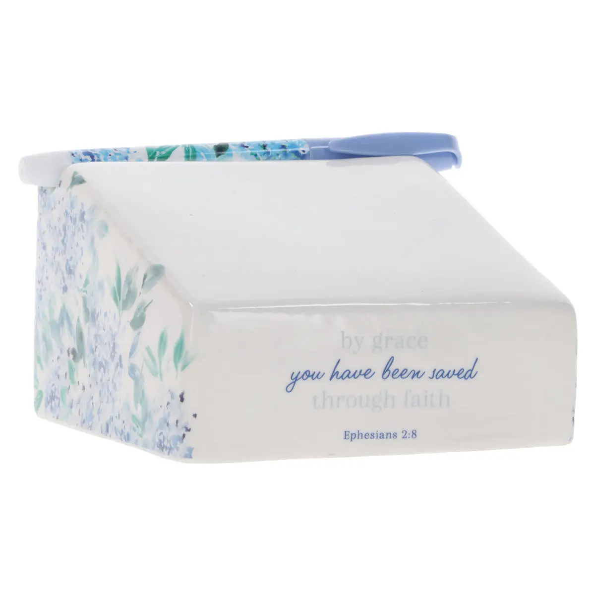 By Grace You Have Been Saved Through Faith Ceramic Note Block With Pen 2