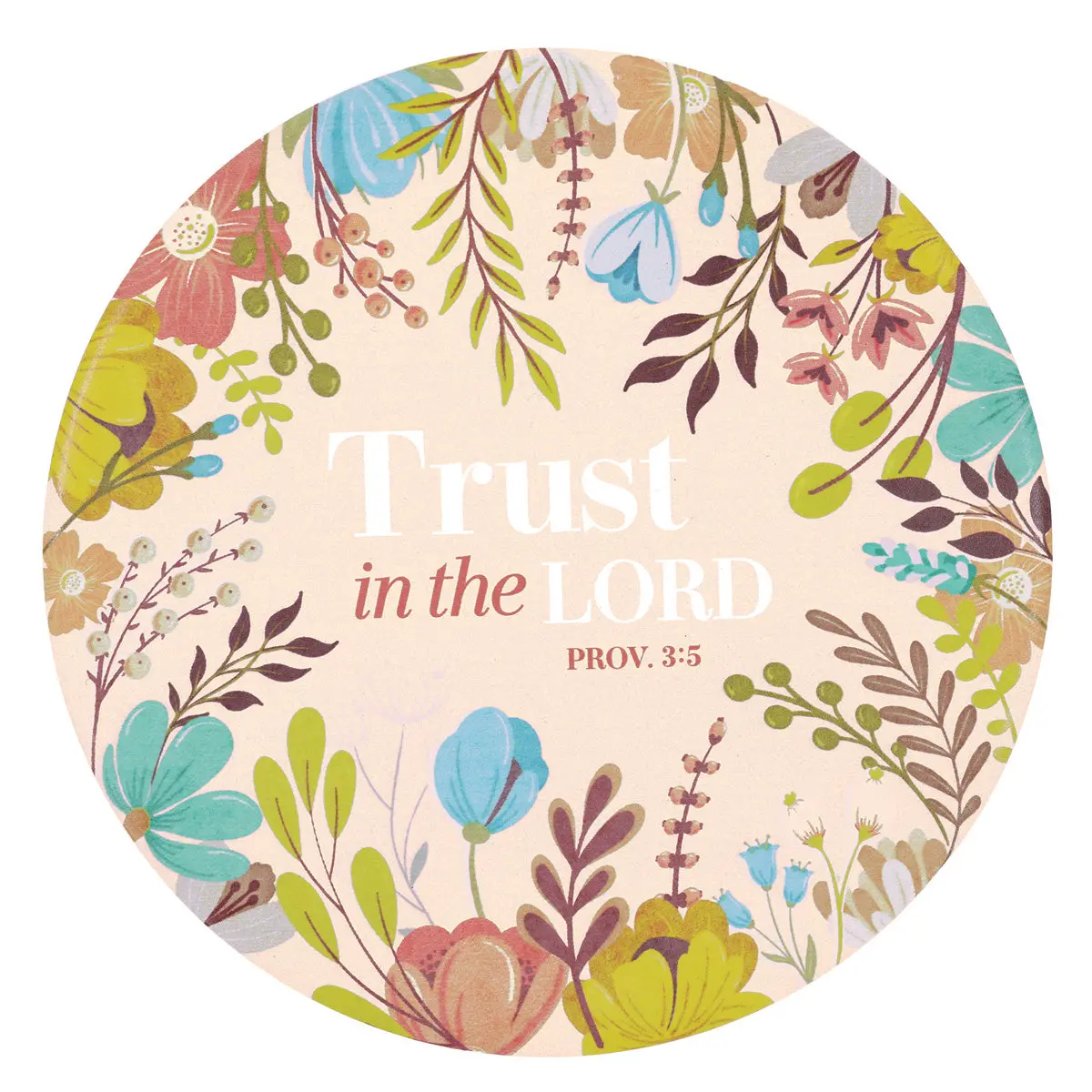 Trust In The Lord Ceramic Trivet 1