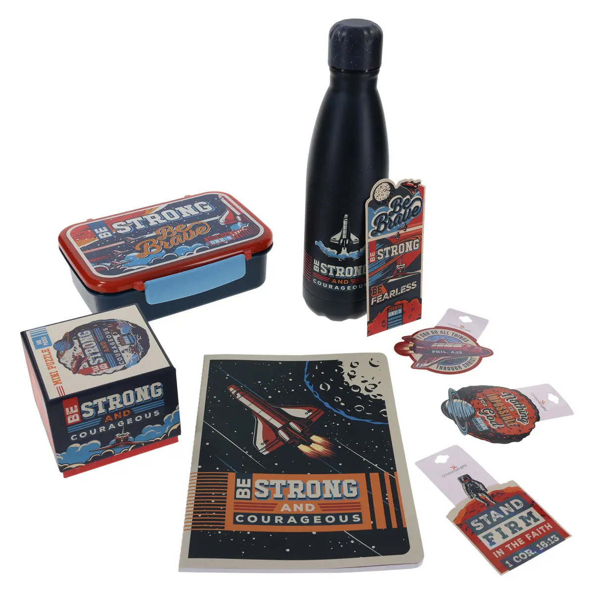 Gift Box - Be Strong And Courageous Gift Set For Boys 1