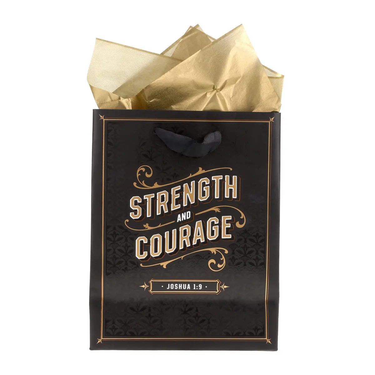 Strength And Courage Medium Gift Bag With Gift Tag 2