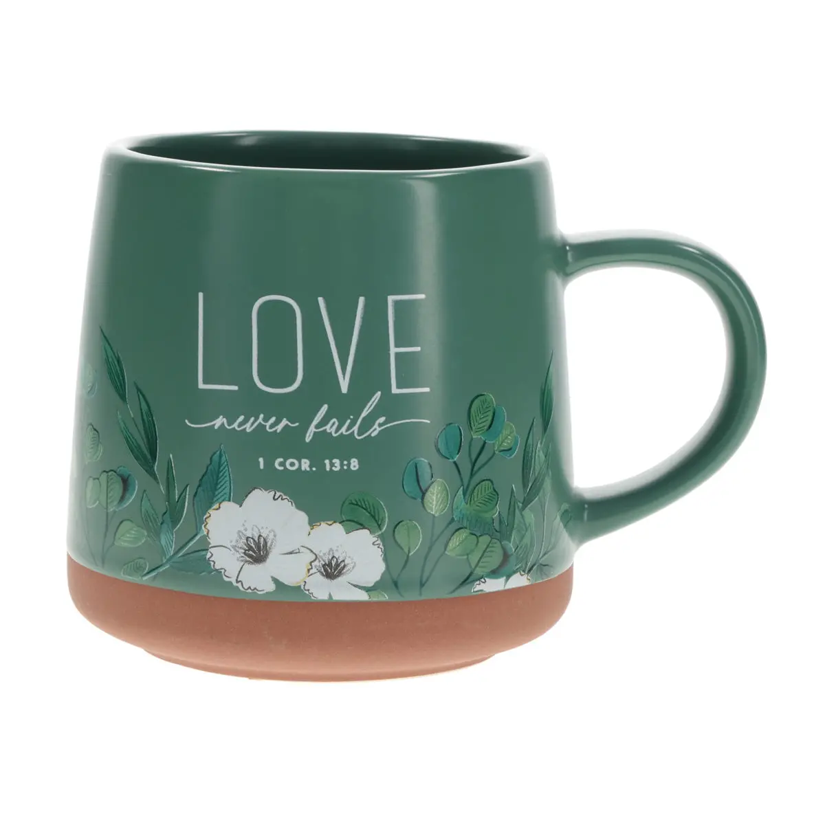 Love Never Fails Ceramic Mug 1