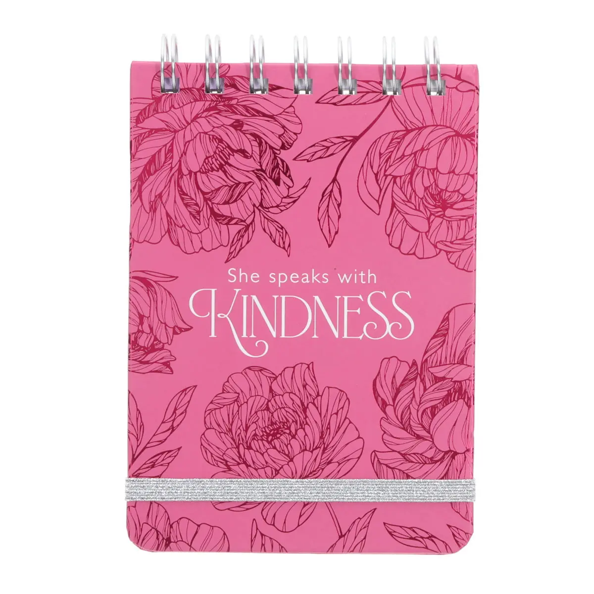 She Speaks With Kindness Wirebound Notepad 1