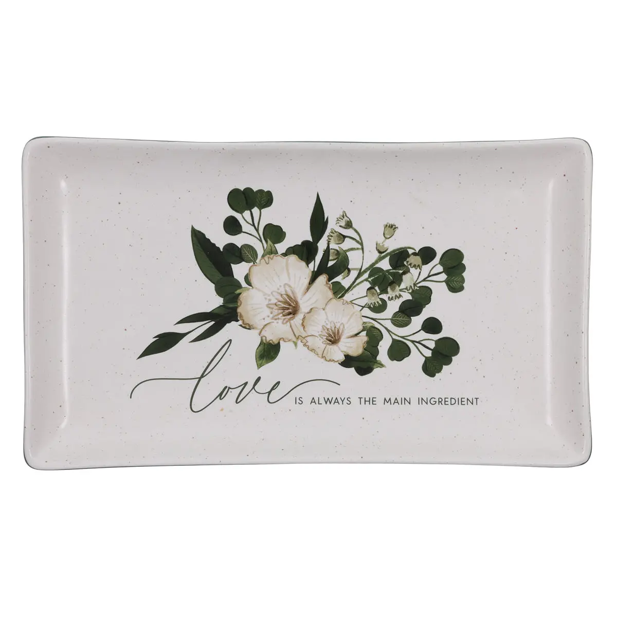 Love Is Always The Main Ingredient Ceramic Cookie Plate 1