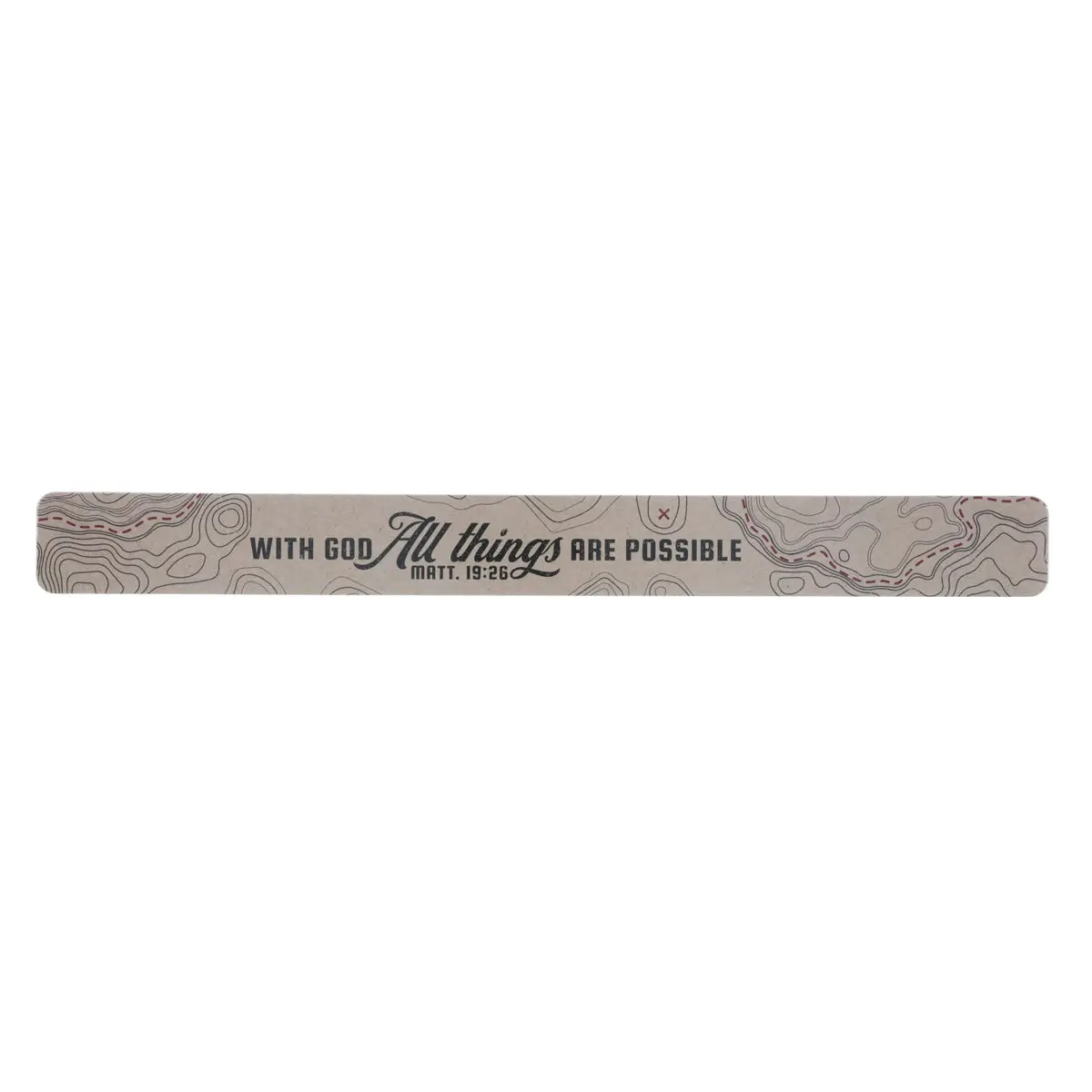 With God All Things Are Possible Large Magnetic Strip 1