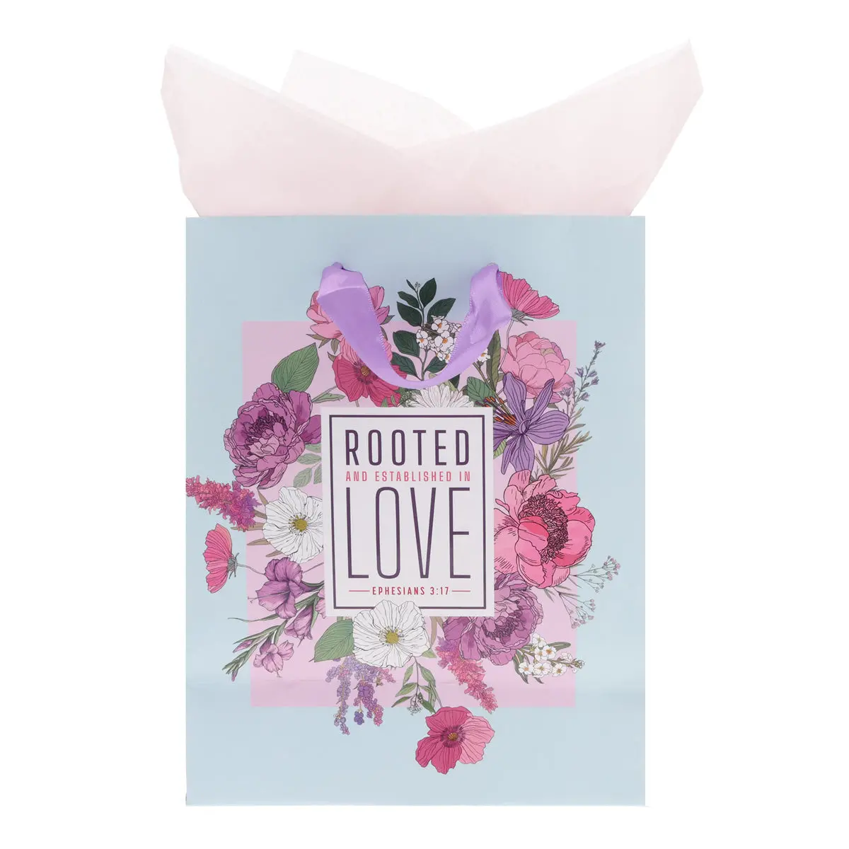 Rooted And Established In Love Medium Gift Bag With Gift Tag 2