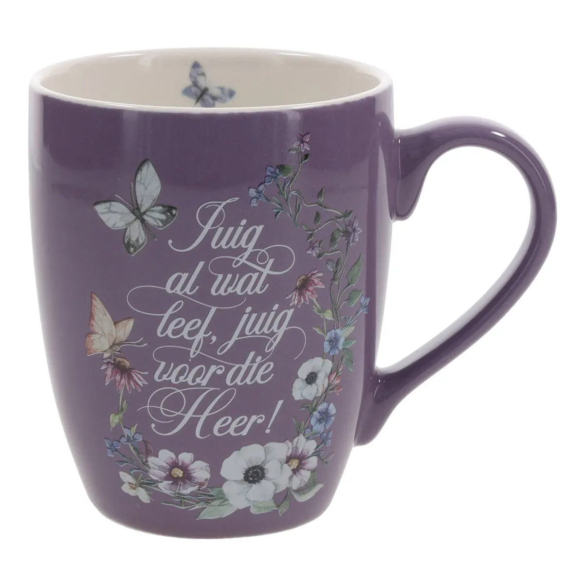 Juig Al Wat Leef, Juig Voor Die Heer Afrikaans Ceramic Mug 1