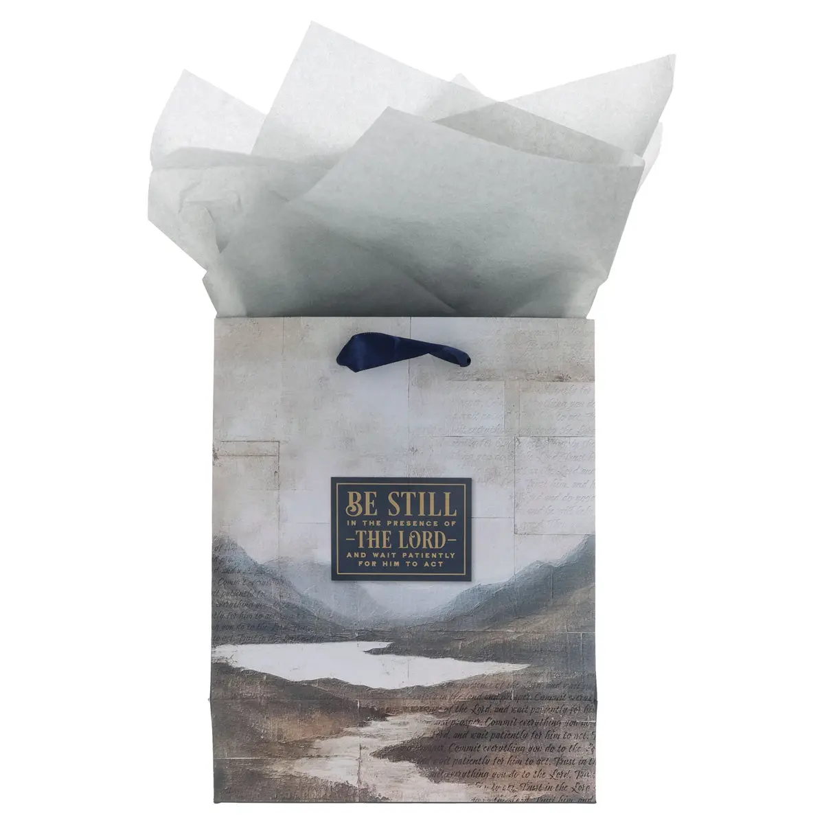 Be Still Medium Gift Bag With Gift Tag 2